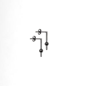 Square Drop Square Earsticks - Plateaux Jewellery