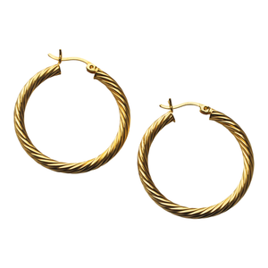 Curly Hoops Small