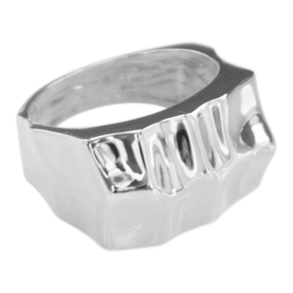 Folded Signet ring
