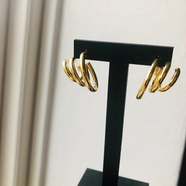 Triple Earring - Plateaux Jewellery