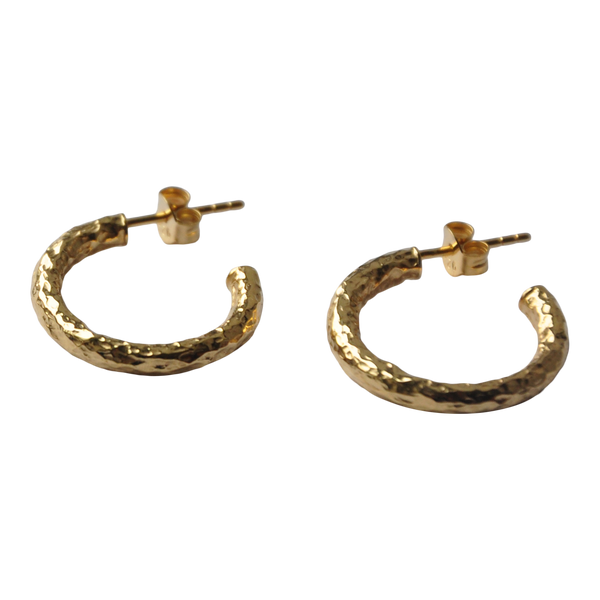 Hammered Hoops - Plateaux Jewellery